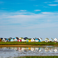 Buy canvas prints of Beach Huts by Lenny Carter