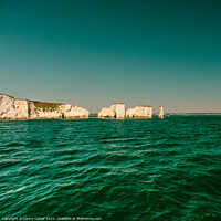 Buy canvas prints of Old Harry Rocks - Isle of Purbeck by Lenny Carter