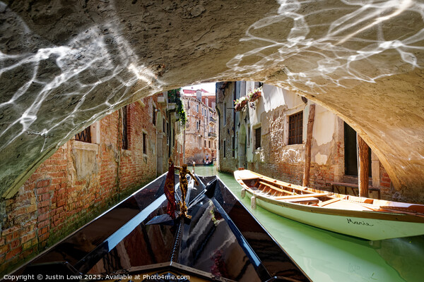 Venetian Canal Picture Board by Justin Lowe