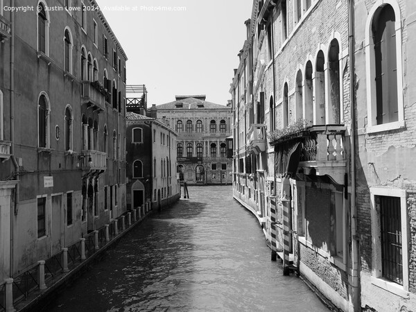 Venice Canal Picture Board by Justin Lowe