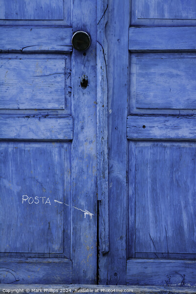 Blue door  Picture Board by Mark Phillips