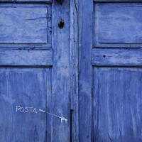 Buy canvas prints of Blue door  by Mark Phillips