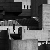Buy canvas prints of Brutalism  (National Theatre #2) by Mark Phillips