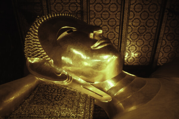 Reclining Buddha Picture Board by Mark Phillips