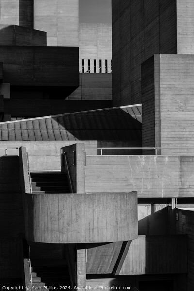 Brutalism  (National Theatre #1) Picture Board by Mark Phillips