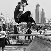 Buy canvas prints of Skateboarder by Mark Phillips