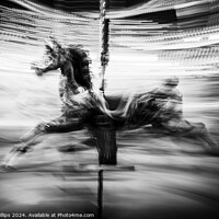 Buy canvas prints of Carousel horse by Mark Phillips