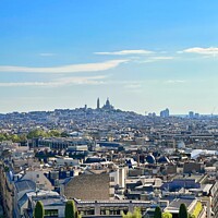 Buy canvas prints of The Sacre Coeur in Paris by Christopher Marchant