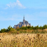 Buy canvas prints of Mont Saint-Michel  by Christopher Marchant