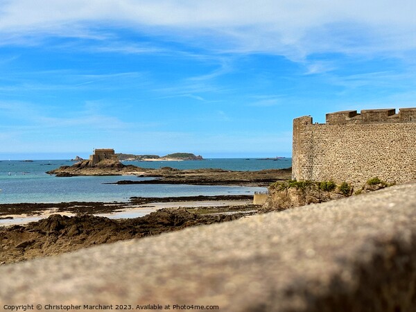 Saint-Malo on a sunny day  Picture Board by Christopher Marchant