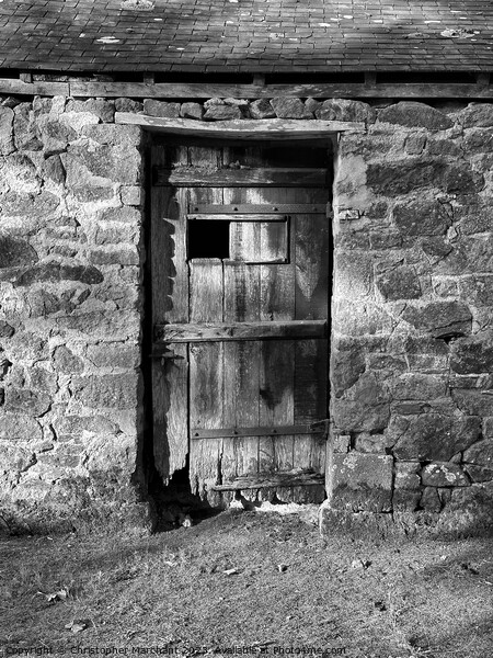 Abandoned stables door  Picture Board by Christopher Marchant