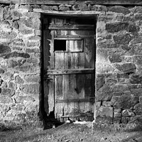 Buy canvas prints of Abandoned stables door  by Christopher Marchant