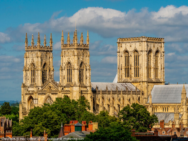 Sunlit Spectacle of York Minster Picture Board by Bailey Cooper