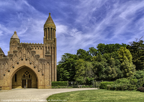 Quarr Abbey on the Isle of Wight on a sunny day Picture Board by Robert Mowat