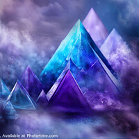 Buy canvas prints of Mystical pyramids by Jitka Saniova