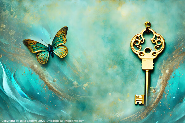 Poetic key to dreams Picture Board by Jitka Saniova