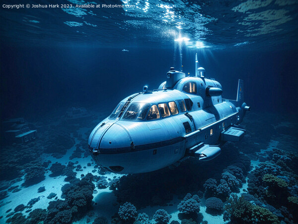 Underwater Submarine Picture Board by Joshua Hark