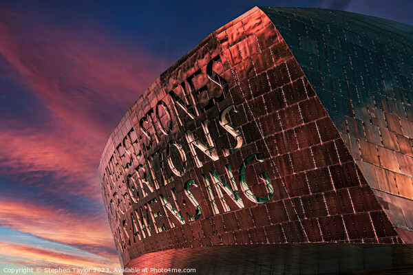 Wales Millennium Centre Picture Board by Stephen Taylor