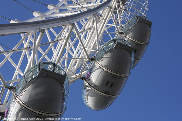 London Eye  Picture Board by James Allen