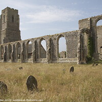 Buy canvas prints of Covehithe Church Suffolk by James Allen