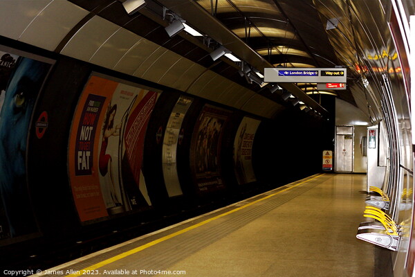 London Underground  Picture Board by James Allen