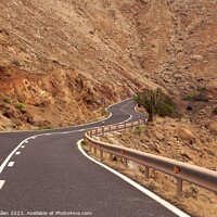 Buy canvas prints of Spanish Mountain Roads  by James Allen
