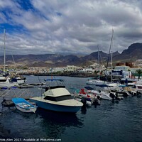 Buy canvas prints of Puerto Colon Tenerife, Spain by James Allen