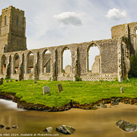 Buy canvas prints of Covehithe Church In Suffolk in another 20 years from now! by James Allen