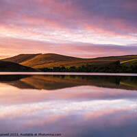 Buy canvas prints of Sunrise at Glenbuck Loch in Ayrshire, Scotland. by Hugh Maxwell