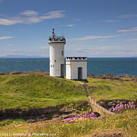 Buy canvas prints of Elie Ness lighthouse, Fife, East Neuk, Scotland, U by Arch White