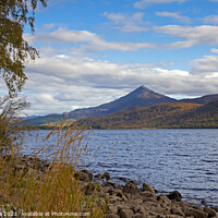 Buy canvas prints of  Loch Rannoch and Schiehallion mountain, Perth and by Arch White