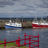 Buy canvas prints of Port Seton Harbour, East Lothian, Scotland, UK by Arch White
