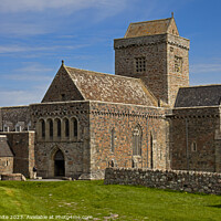 Buy canvas prints of Iona Abbey, Isle of Iona, Argyll and Bute, Scotlan by Arch White