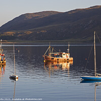 Buy canvas prints of Ullapool, Loch Broom, Wester Ross, North West Scot by Arch White