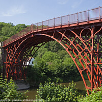 Buy canvas prints of Ironbridge, river Severn, Shropshire, England, UK by Arch White