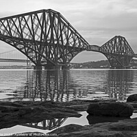 Buy canvas prints of Forth Rail Bridge, South Queensferry, Scotland, UK by Arch White