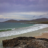 Buy canvas prints of Traigh Lar beach, West Harris, Isle of Harris, Out by Arch White