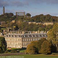 Buy canvas prints of Edinburgh architecture viewed from Holyrood Park, Scotland, UK by Arch White