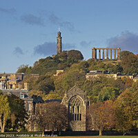 Buy canvas prints of Edinburgh architecture viewed from Holyrood Park,  by Arch White