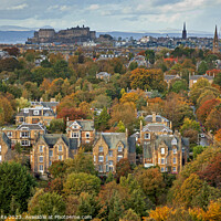 Buy canvas prints of Autumn colour in Blackford and the Grange, Edinbur by Arch White