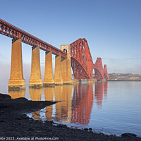 Buy canvas prints of Forth Rail Bridge South Queensferry by Arch White
