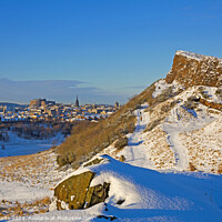 Buy canvas prints of Holyrood Park Snow, Edinburgh, Scotland, UK by Arch White
