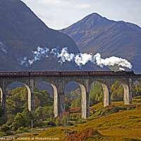 Buy canvas prints of Jacobite Steam Train, Glenfinnan Viaduct, Lochaber by Arch White