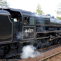 Buy canvas prints of Jacobite Steam Train; Fort William, Lochaber; Scot by Arch White
