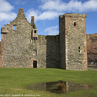 Buy canvas prints of Lochranza Castle, Isle of Arran, North Ayrshire, S by Arch White