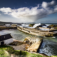 Buy canvas prints of Ballintoy Harbour. by Michael Mc Elroy