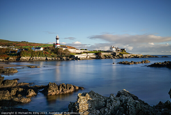 Shroove Lighthouse, Inishowen, Ireland. Picture Board by Michael Mc Elroy