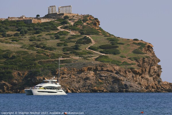 Temple of Poseidon, Souniou, Greece Picture Board by Stephen Noulton