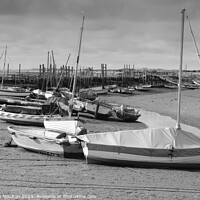 Buy canvas prints of Low Tide at Morston Quay by Stephen Noulton
