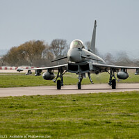 Buy canvas prints of RAF Eurofighter Typhoon Aircraft @ RAF Coninsby  by Suzy B